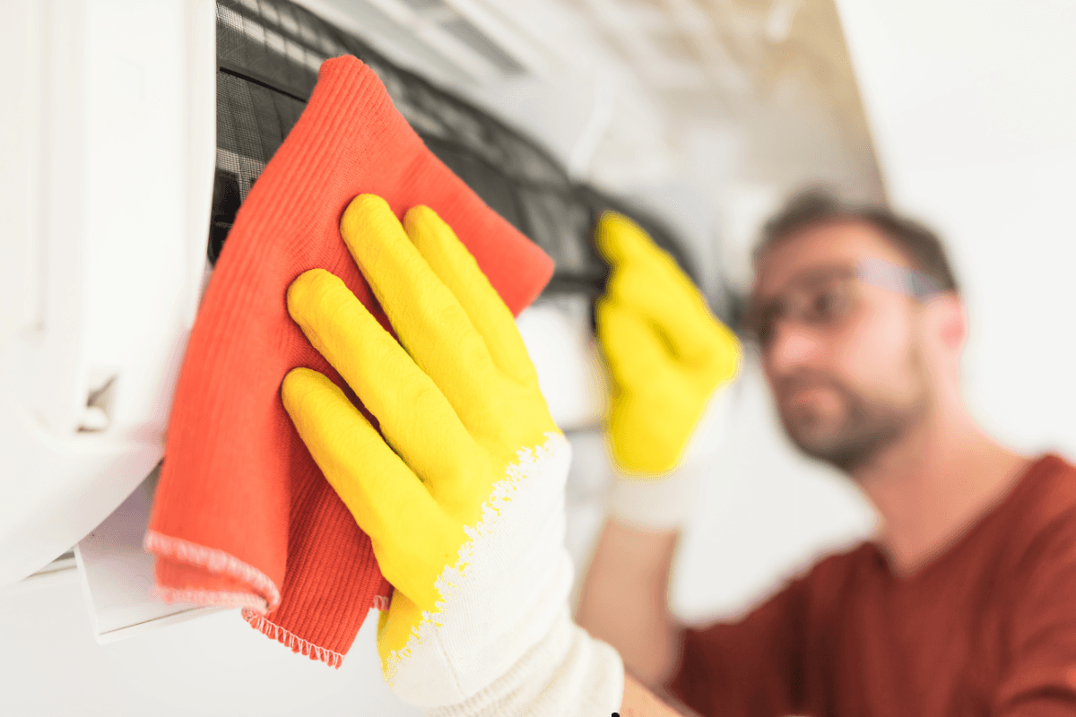 AC Filter Cleaning